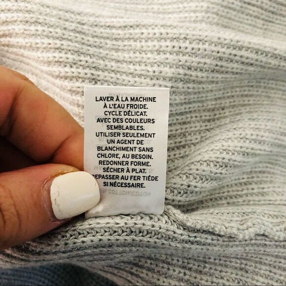 🔥5 for $25🔥 ABOUND NWOT Ribbed Mock Neck Midi Dress In Grey Light Heather - Picture 10 of 12